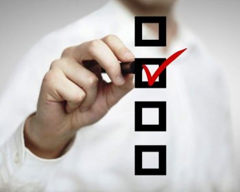 hand drawing checkbox, business  concept